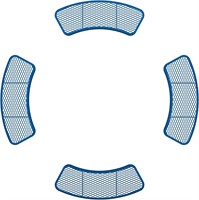 OUTTANS 46 Blue Round Table Seats (2/3)