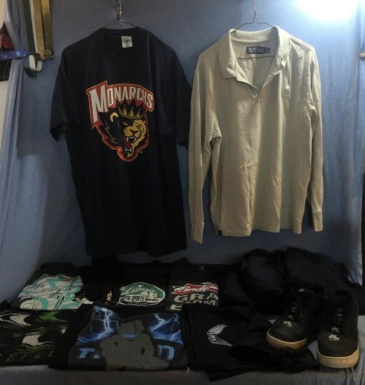 Mens Clothing Lot Includes NIKE Air Force