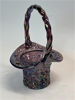 Fenton Daisy & Buttons Purple Carnival Glass