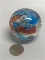 Murano Style Glass Paperweight