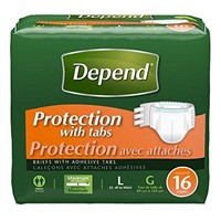 Depend Protection with Tabs Maximum Absorbency
