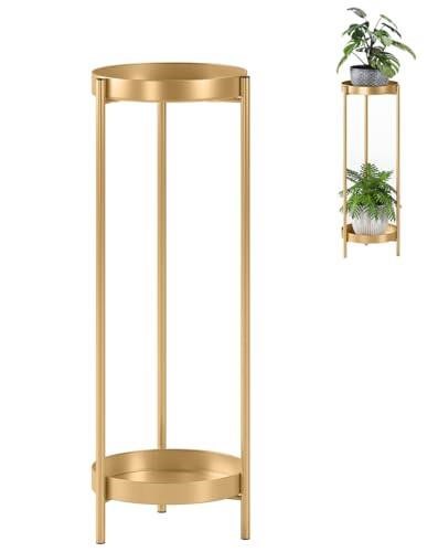 Plant Stand Plant  – Metal - Gold