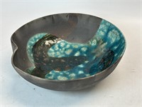 8 1/2” Decorative Pottery Bowl
