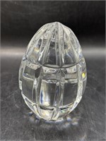 Crystal Egg 4 1/2” Paperweight