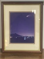 Haley’s Comet over Pilot Mountain