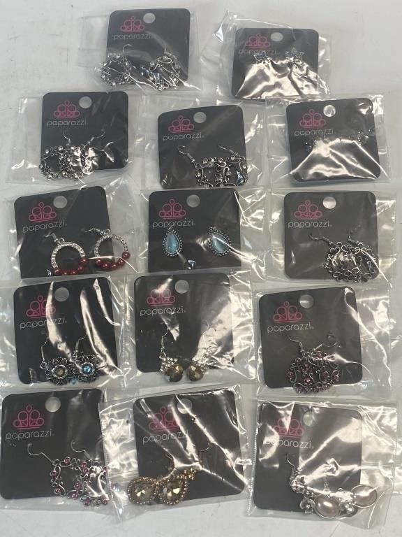 14 Packs of Papparazzi Earrings