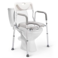 4-in-1 Raised Toilet Seat with Handles
