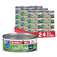 Bumble Bee Chunk Light Tuna In Water, 5 oz Cans