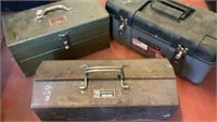 Toolboxes with Assorted Hand Tools
