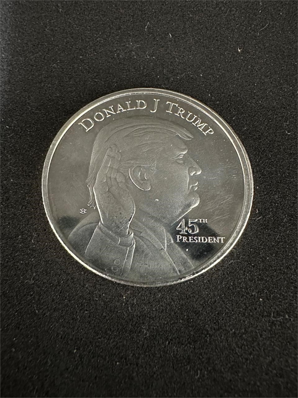 1 oz silver trump coin