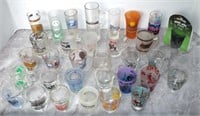 ASSORTMENT OF COLLECTOR SHOT GLASSES