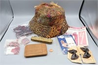 1960s Coralie Feather "Bucket" Hat, Vanity Access+