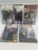 5 Assorted Comic Books