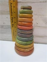 WOODEN RING STACKING TOY
