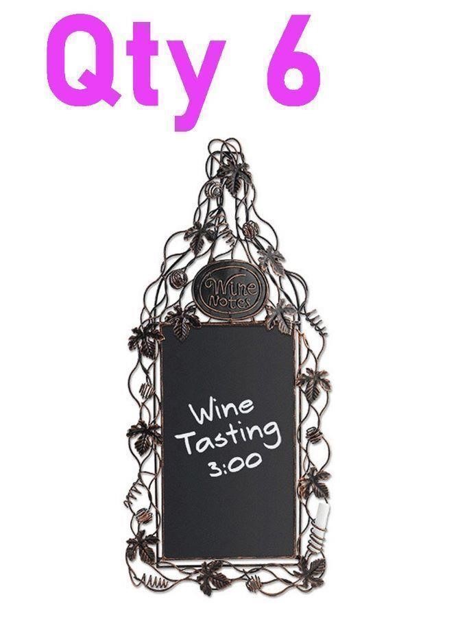 Qty 6- Epic Grapevine Chalkboard Counter Sign