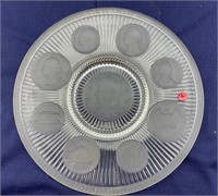 Imperial Glass “Crystal Coins” Plate