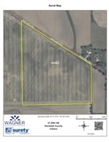 TRACT #2: 36.2  Acres +/- w/ 35.1 +/- Tillable