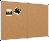 VIZ-PRO 72 X 48 Inch Foldable Bulletin Board