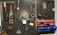 Peg Board Full of Tools & more