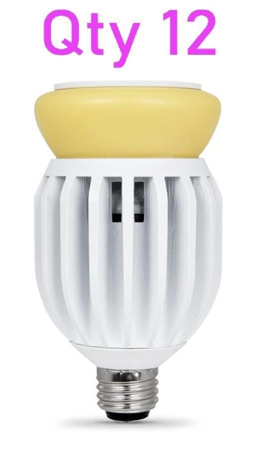 12- Feit 3-Way LED Bulbs, 50-100-150 Equivalent
