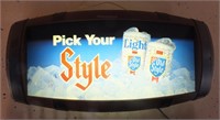 PICK YOUR STYLE OLD STYLE BEER LIGHT