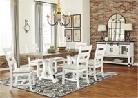 Ashley D546 Valeback Dining Table & 6 Chairs