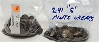 Approx. 662 “S” Mint Wheat Cents
