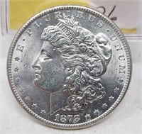 1878-S Silver Dollar AU