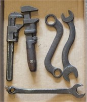 FORD WRENCH & OTHER VINTAGE WRENCHES