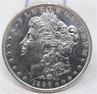 1886 Silver Dollar BU Semi-P/L