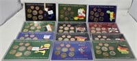 12 Sets “Coins of the European Union”