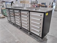 Steelman 10' 30-Drawer Garage Cabinet Workbench