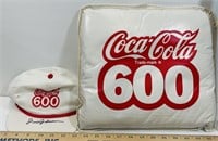 Coca-Cola 600 Pillow & Jimmie Johnson Autographed