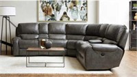 Pulaski Oxford Steel Double Reclining Sectional