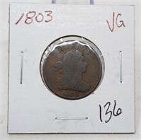 1803 Half Cent VG