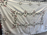 Tablecloth Floral Approx. 10' x 6'