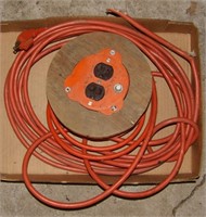 EXTENSION CORD ON A SPOOL