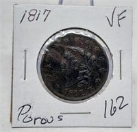 1817 Cent VF (Porous)