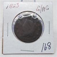 1823 Cent G/AG