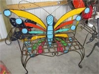 719-BUTTERFLY BENCH 59"X45"