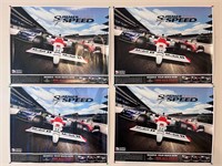 Lot of 4 identical Summer 2007 Speed racing poster