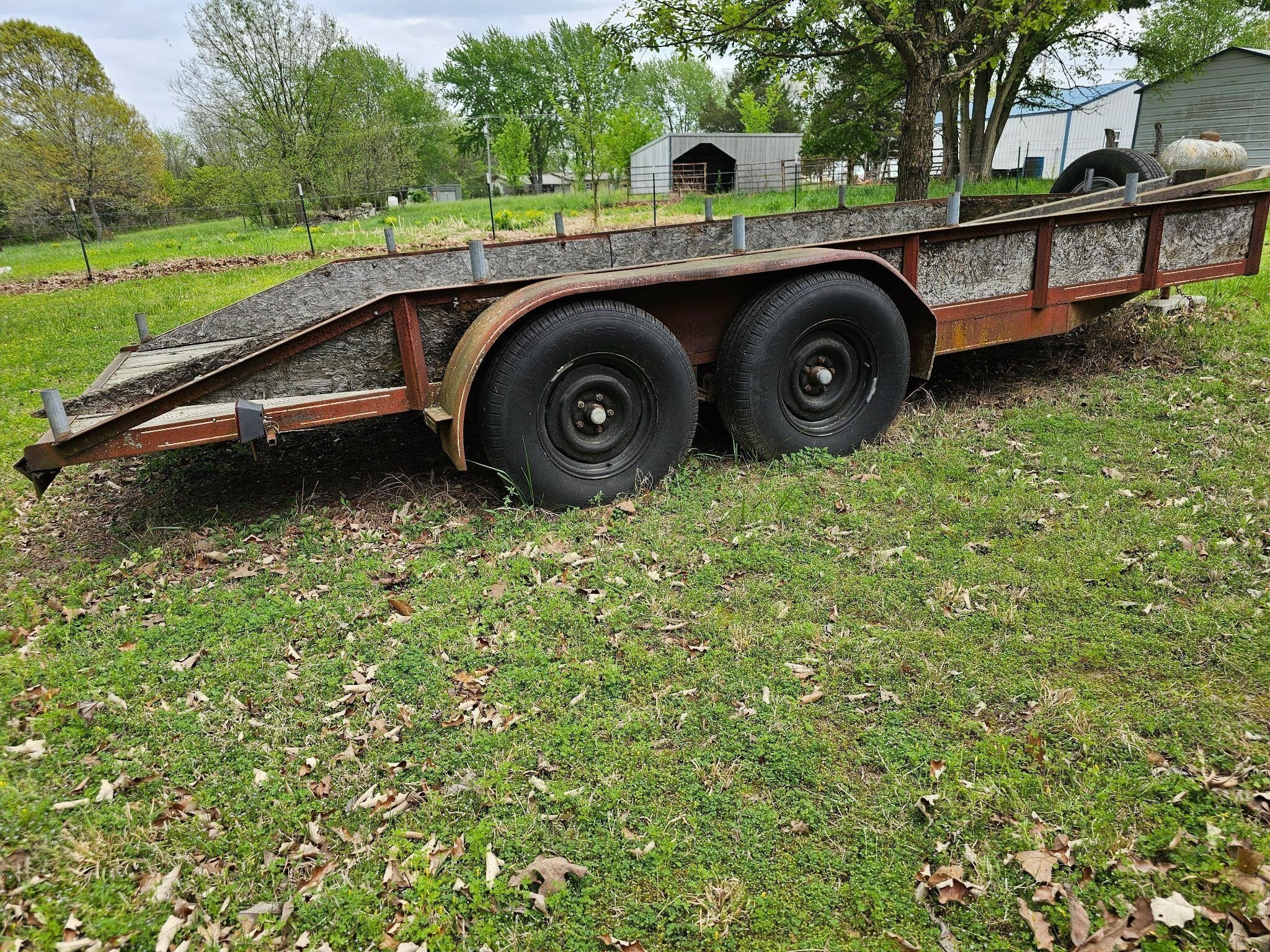 16' Flat bed trailer