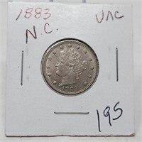 1883 N.C. Nickel Unc.