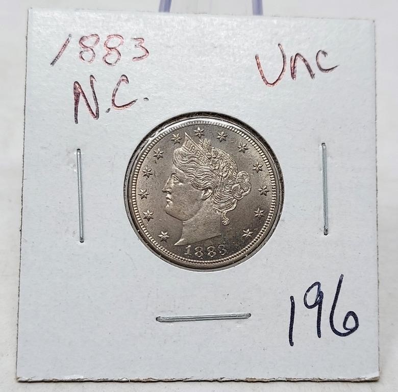 1883 N.C. Nickel Unc.