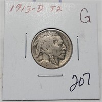 1913-D T.2 Nickel G