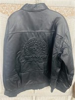 XL Vintage Richard Petty Leather Jacket