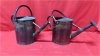 2 Gallon Watering Cans 2pc lot