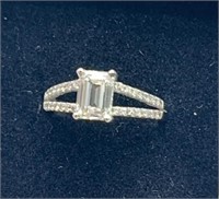 14k gold 1.16ct lab diamond ring size 6