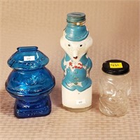 Lot of Vintage Glass Coin Banks