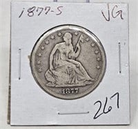 1877-S Half Dollar VG
